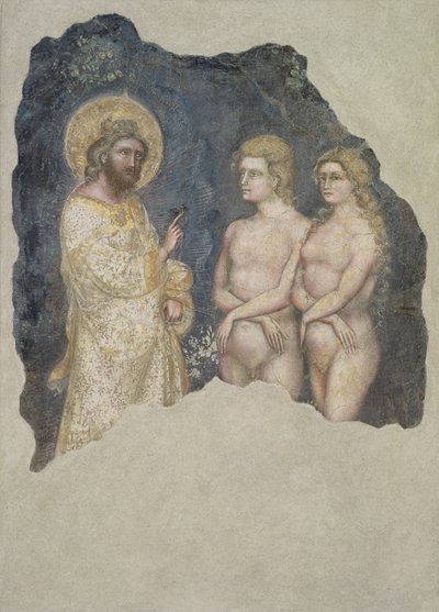 Adam and Eve Blessed by God by Ridolfo di Arpo Guariento